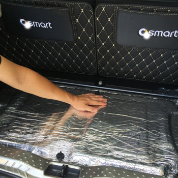 Αυτοκόλλητο 5mm Sound Deadener αυτοκινήτου Ματ θόρυβος μόνωση καπό αυτοκόλλητο για κινητήρα κουκούλας για Smart 453 Fortwo Forfour 2015-2020
