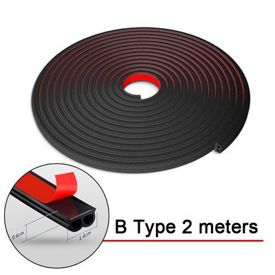 Dizajn automobila 2 metra BZPD tip gumene brtve za automobil zvučna izolacija guma za brtvljenje rubova obloge buke izolacije vrata automobila brtvene trake