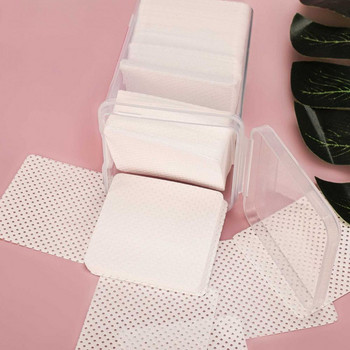 200Pcs/Box Cleaning Eyelash Extension Glue Nozzle Wipes Paper Cotton Glue Bottle Mouth Cleaning Paper Cleaner Pads