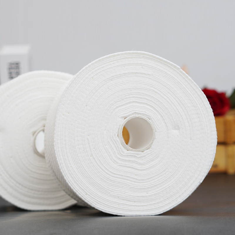 60 lehte/rull Ühekordselt kasutatav näorätik puuvillane reisilapp Näopuhastus puuvillane kude