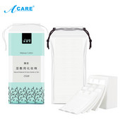 ACARE 250 tk/kott ühekordselt kasutatavad meigipuuvillased salvrätikud pehmed eemaldamispadjad Näopuhastuspaber Meigitööriist Kosmeetiline vatipadjake