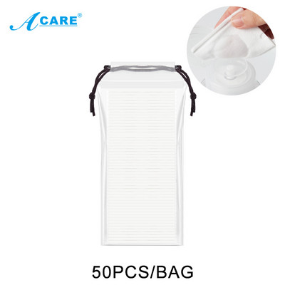 ACARE 250 tk/kott ühekordselt kasutatavad meigipuuvillased salvrätikud pehmed eemaldamispadjad Näopuhastuspaber Meigitööriist Kosmeetiline vatipadjake