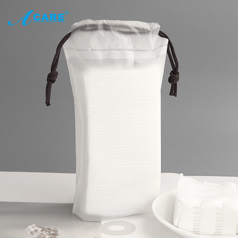 ACARE 250 tk/kott ühekordselt kasutatavad meigipuuvillased salvrätikud pehmed eemaldamispadjad Näopuhastuspaber Meigitööriist Kosmeetiline vatipadjake