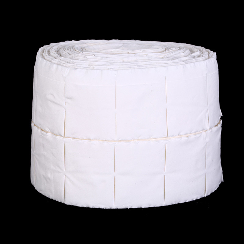 500 бр. Подложка за почистване на нокти Бели кърпички за премахване на гел за лак за нокти Съвети за ноктопластика Кърпички за почистване на маникюр Памучни тампони за мъх Хартия