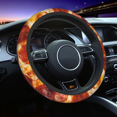 37-38 Navlaka za volan automobila Pepperoni Pizza Uzorak Mekana tortilla Hrana Auto Dekoracija Šareni dodaci za automobil