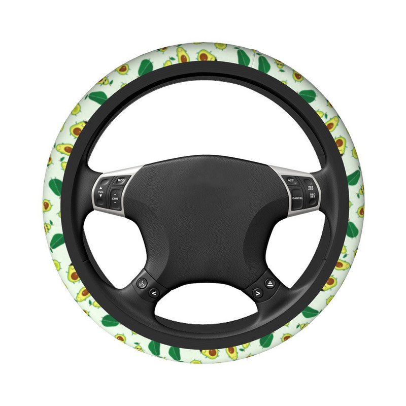 Armas roheline avokaado auto rooliratta kate 37-38 libisemisvastane avokaadosõber, sobivad autokaunistuseks autotarvikud