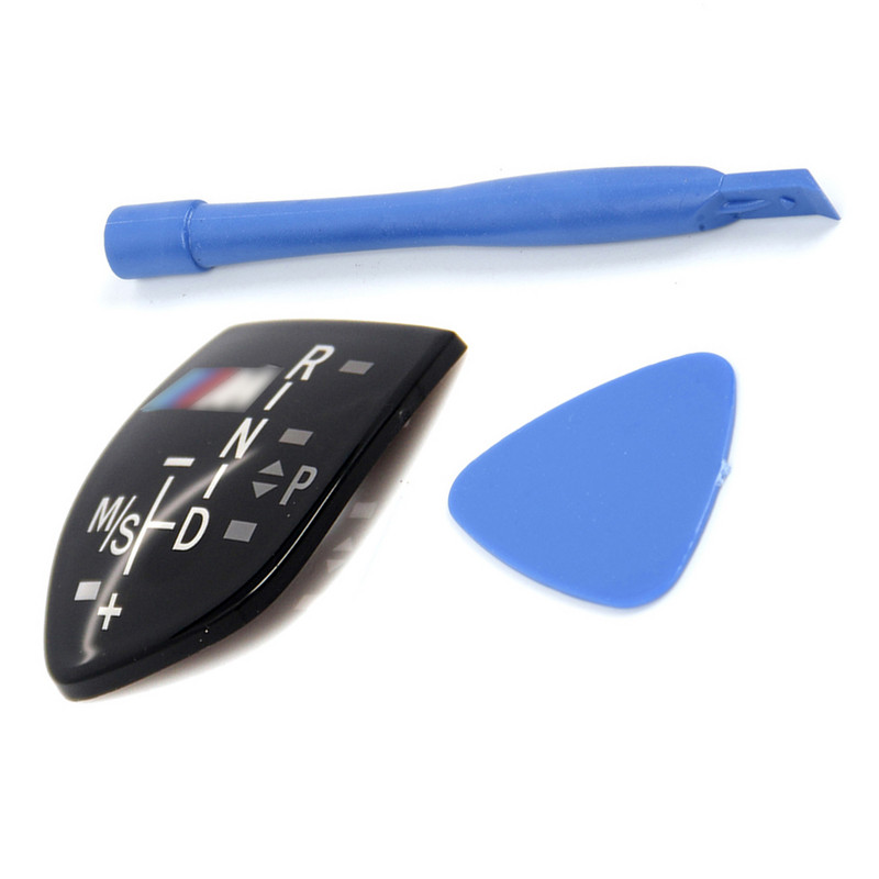 Automobilio perjungimo rankenėlės skydelio pavarų mygtuko dangtelio emblema M efektyvumo lipdukas, skirtas BMW X1 X3 X5 X6 M3 M5 F01 F10 F30 F35 F15 F16 F18