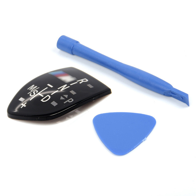 Automobilio perjungimo rankenėlės skydelio pavarų mygtuko dangtelio emblema M efektyvumo lipdukas, skirtas BMW X1 X3 X5 X6 M3 M5 F01 F10 F30 F35 F15 F16 F18