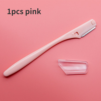 1/3 tk Ohutu kokkupandav naiste pardel Kulmude lõiketera kriimustusvastane habemenuga meigitööriistad Naiste kulmutrimmer näoparadel