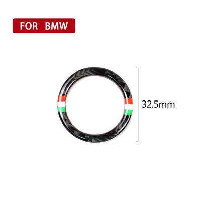 Jaunas viena klikšķa sākuma dekorēšanas apļa uzlīmes Iedarbināšanas dzinēja pogas uzlīme BMW 3. sērijas E90 E92 E93 320i Z4 E89 2009.-2012.