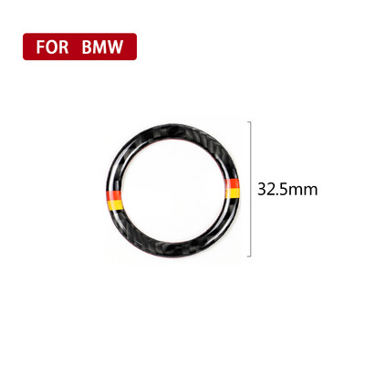 Jaunas viena klikšķa sākuma dekorēšanas apļa uzlīmes Iedarbināšanas dzinēja pogas uzlīme BMW 3. sērijas E90 E92 E93 320i Z4 E89 2009.-2012.