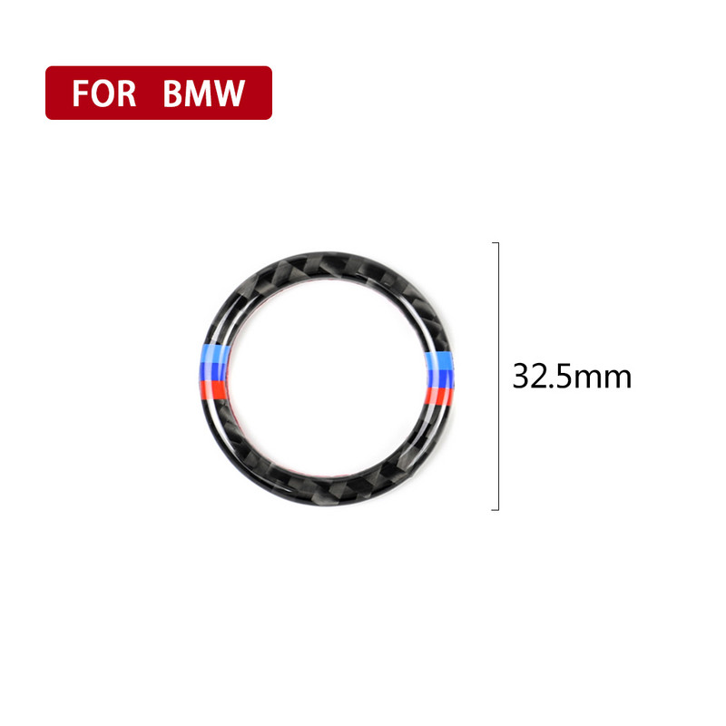 Nauji vieno spustelėjimo pradžios dekoravimo apskritimo lipdukai užvedimo variklio mygtuko lipdukas, skirtas BMW 3 serijos E90 E92 E93 320i Z4 E89 2009–2012 m.