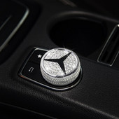 Dodaci za Mercedes Benz Bling Media Control Naljepnice Naljepnice Ukrasni dodaci za unutrašnjost Za gla200CLA220A Grade B200 Poklopac ručke
