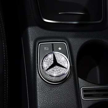 Mercedes Benz Αξεσουάρ Bling Media Control Αυτοκόλλητα Αυτοκόλλητα Διακοσμητικά Εσωτερικά αξεσουάρ Για κάλυμμα πόμολο gla200CLA220A Κατηγορίας B200