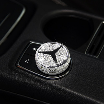 Dodaci za Mercedes Benz Bling Media Control Naljepnice Naljepnice Ukrasni dodaci za unutrašnjost Za gla200CLA220A Grade B200 Poklopac ručke