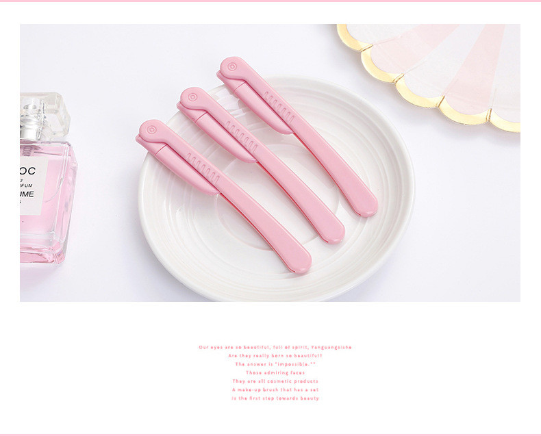 Дамска грижа за лицето Инструмент за епилация Грим Самобръсначка Нож Тример за вежди Безопасно бръснене Rezors (3 бр./лот)