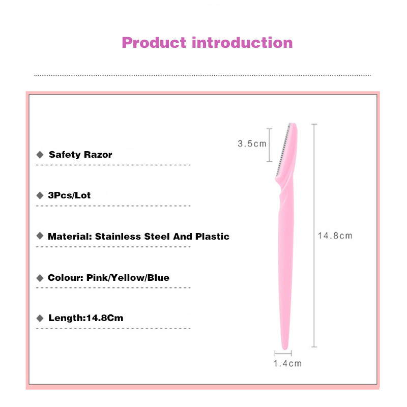 Trimer za obrve Brijač za obrve Oštrica za oblikovanje obrva Brijač za lice Uklanjanje dlačica s lica za žene Alati za šminkanje