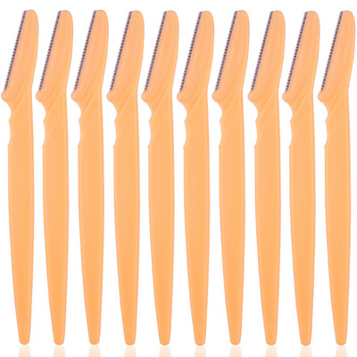 3/4/10kom trimer za obrve Oštrica za brijanje lica Prijenosna epilacija obrva Uklanjanje dlačica Sigurnosno rezanje obrva Alat za šminkanje žena