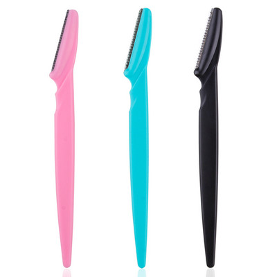 3/4/10kom trimer za obrve Oštrica za brijanje lica Prijenosna epilacija obrva Uklanjanje dlačica Sigurnosno rezanje obrva Alat za šminkanje žena