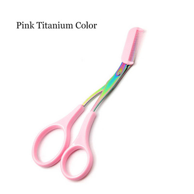 Zakrivljeni trimer za obrve Škare za obrve s češljem Brijač za obrve od nehrđajućeg čelika Škare za kosu Set trimera za obrve Alat za šminkanje