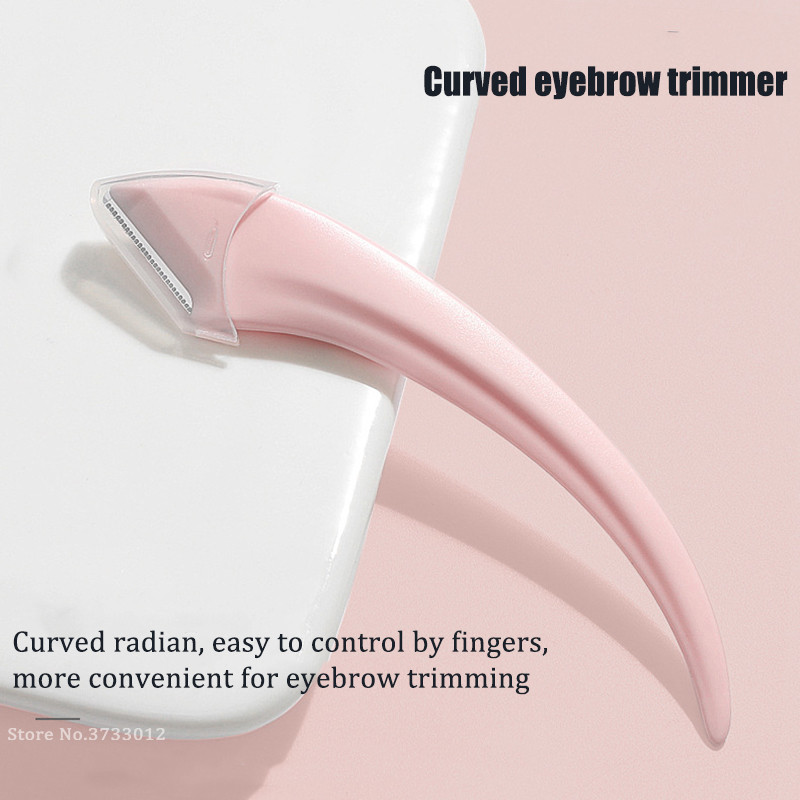 Zakrivljeni trimer za obrve Škare za obrve s češljem Brijač za obrve od nehrđajućeg čelika Škare za kosu Set trimera za obrve Alat za šminkanje