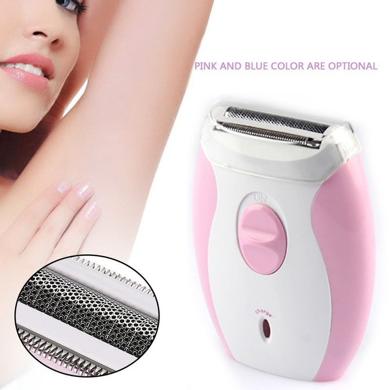 Επαναφορτιζόμενη Lady Shaver Hair Remover Women Razor Ασύρματο μηχάνημα αποτρίχωσης προσώπου Bikini Trimmer Leg Electric Razor