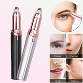 Elektrinis antakių kirpimo rašiklis antakių epiliatorius, neskausmingas antakių skustuvas antakių valikliui, skirtas moterims mini nešiojamas makiažo įrankis