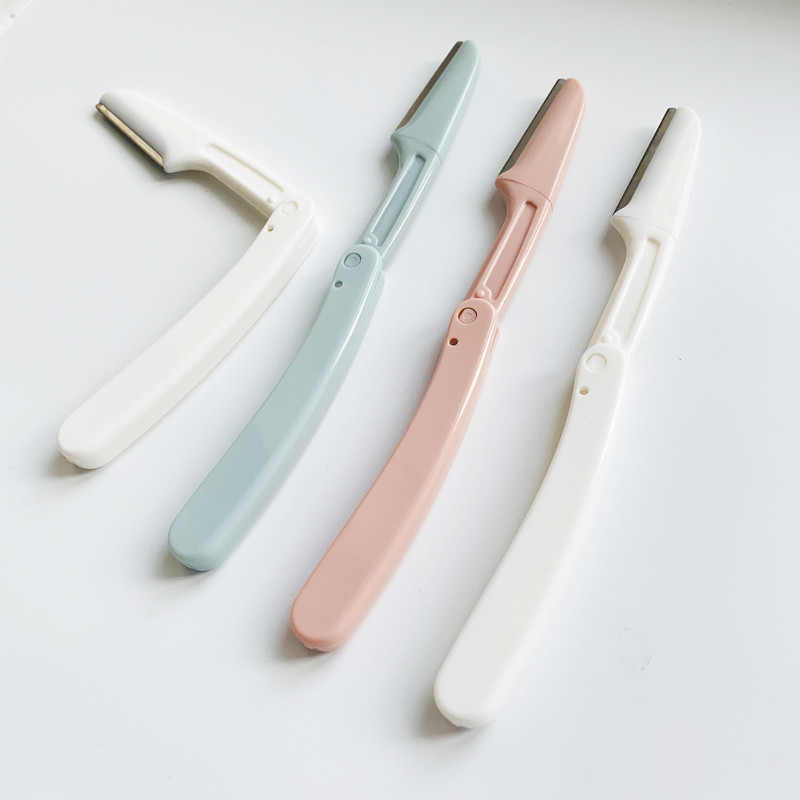 Teemo 1/3kom/set Prijenosni trimer za obrve Sklopivi set za uklanjanje dlačica Ženski brijač za lice Brijači za obrve Oštrice Brijač Alat za obrve