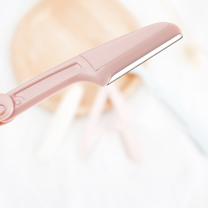 Teemo 1/3kom/set Prijenosni trimer za obrve Sklopivi set za uklanjanje dlačica Ženski brijač za lice Brijači za obrve Oštrice Brijač Alat za obrve
