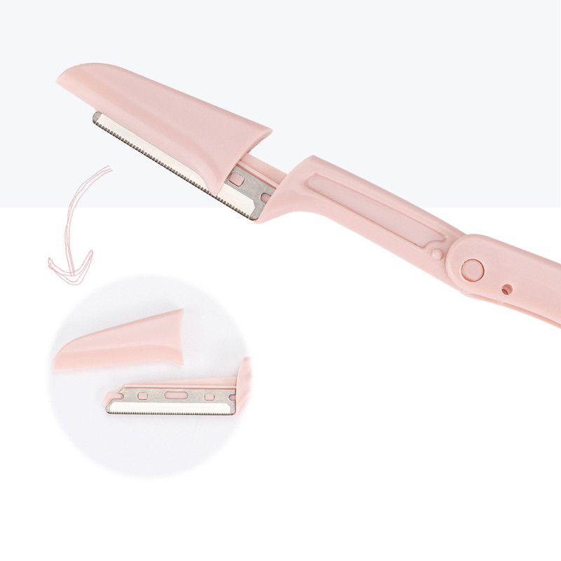 Teemo 1/3kom/set Prijenosni trimer za obrve Sklopivi set za uklanjanje dlačica Ženski brijač za lice Brijači za obrve Oštrice Brijač Alat za obrve