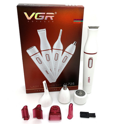 4in1 Bikini Trimmer Kit Precision Facial Electric Remover for Women Ξυριστική μηχανή Micro Epilator Face Body Trim Shave Men