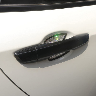 Kalnų krištolinis automobilio durelių rankenos lipdukai krištoliniai blizgantys durų rankenos apsauginiai lipdukai lipdukai, saugaus įbrėžimų, atspindinčių automobilių lipdukai