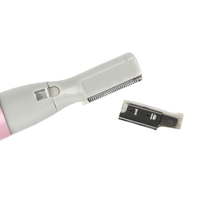 Mini elektriline kulmutrimmer näokulmukäärid juukselõikur Kaasaskantav naiste pardli eemaldaja teraga habemenuga epilaator TSLM1