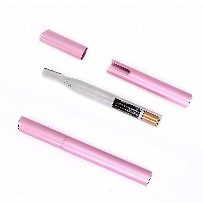 Mini elektriline kulmutrimmer näokulmukäärid juukselõikur Kaasaskantav naiste pardli eemaldaja teraga habemenuga epilaator TSLM1