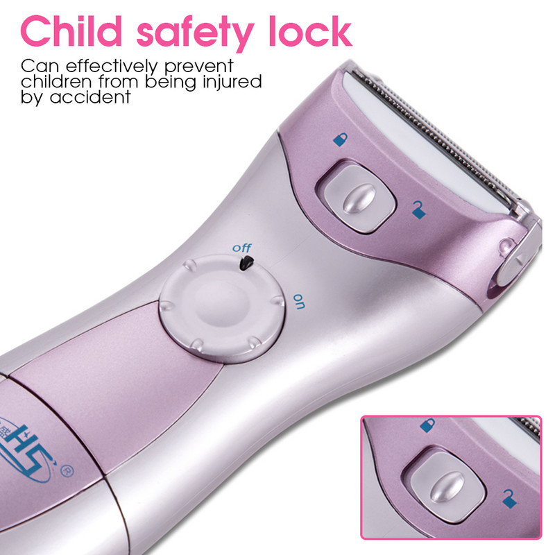 Naiste pardel Elektriline karvade eemaldaja bikiinid jalad kaenlaalused keha näo epilaator märgkuivpestav valutu raseerimistrimmer naiste hooldus