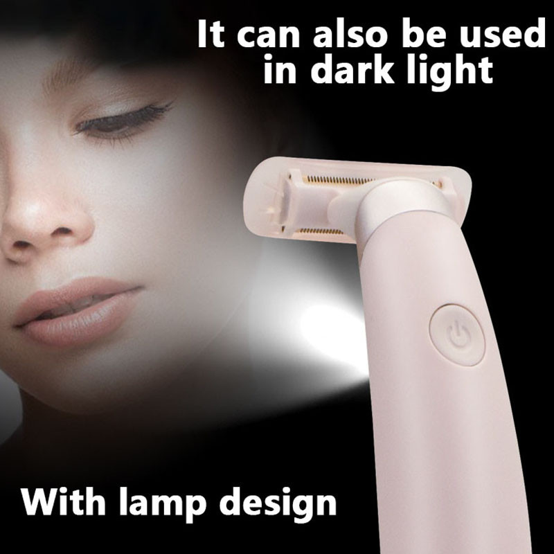 Ženski električni epilator USB punjenje Prijenosni uređaj za uklanjanje dlačica Bikini bezbolni aparat za brijanje za žene Trimer za podrezivanje obrva na licu