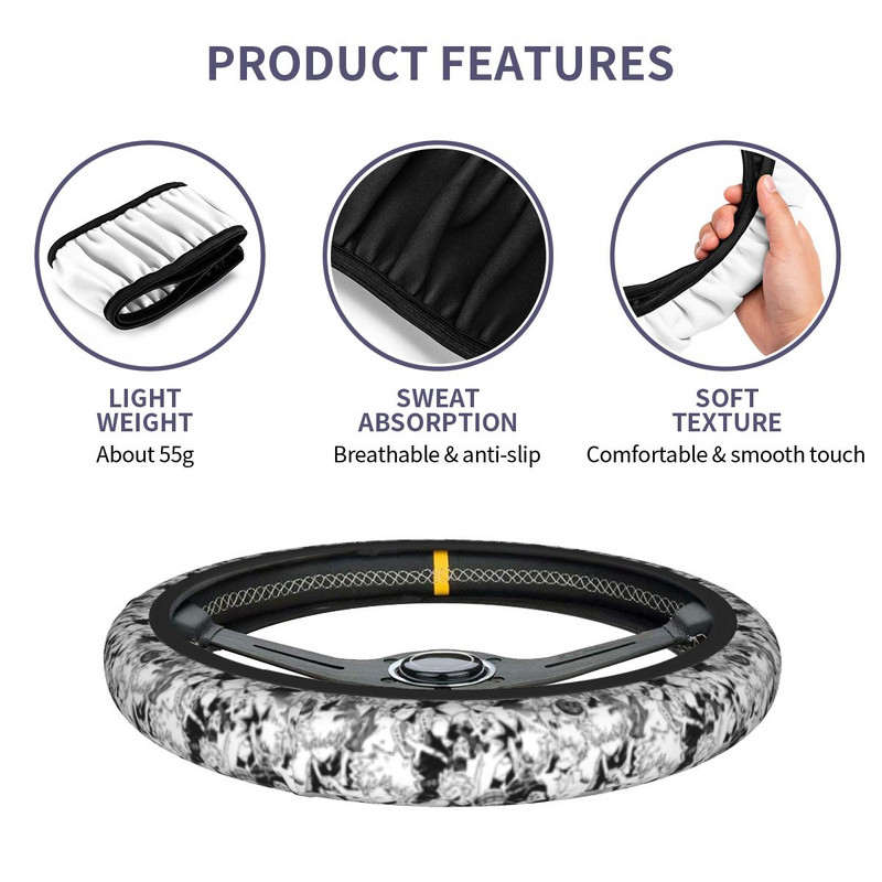 37-38 auto rooli kate Katsuki Bakugo Universaalne Boku no My Hero Academia Anime Autodekoratsioon Moodsad autotarvikud