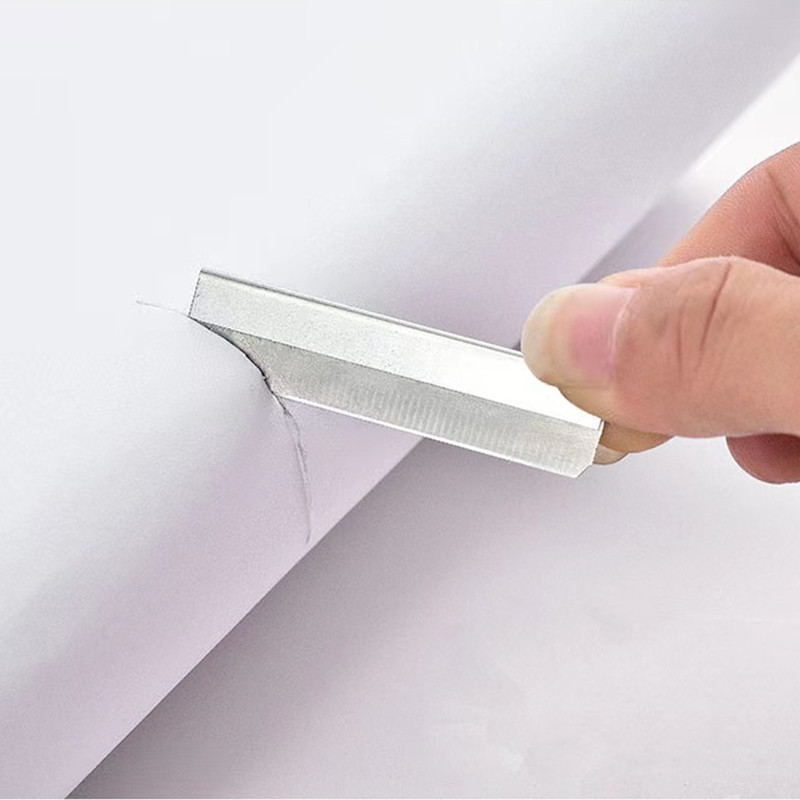 10 PCS Тример за татуировки от неръждаема стомана за еднократна употреба Острие за коса Нож Скрепер Оформяне Самобръсначка Консумативи за грим Инструменти Направи си сам