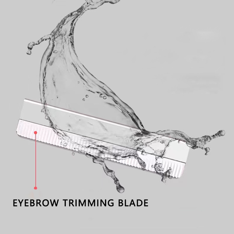 10 PCS Тример за татуировки от неръждаема стомана за еднократна употреба Острие за коса Нож Скрепер Оформяне Самобръсначка Консумативи за грим Инструменти Направи си сам