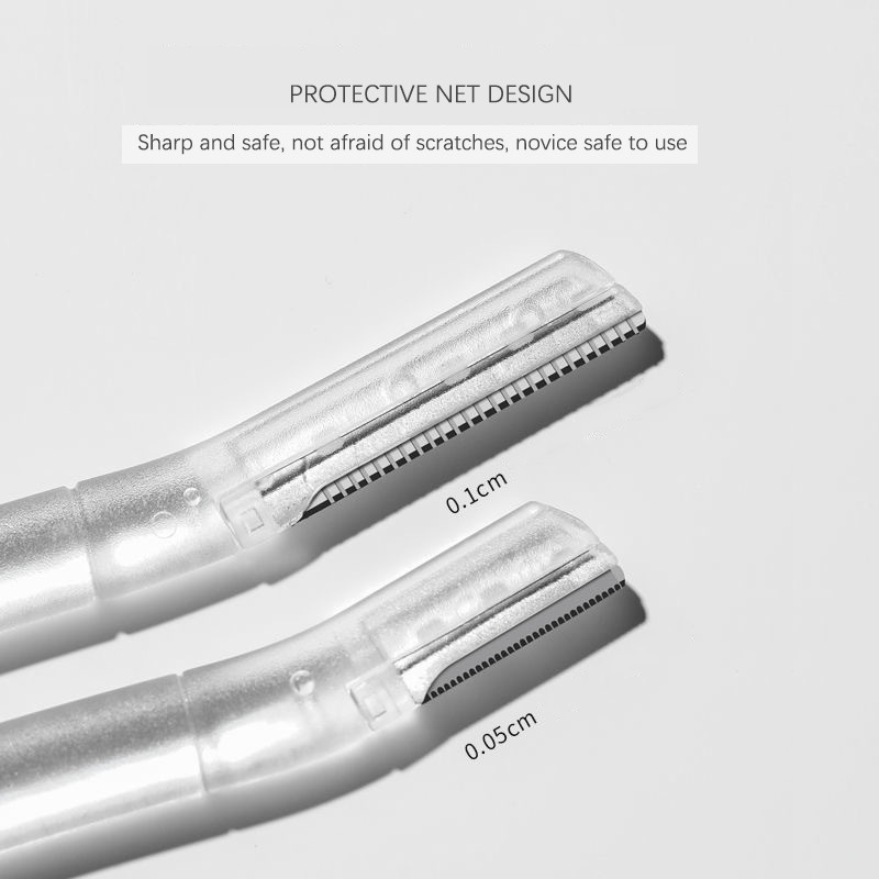 Visokokvalitetni nož za podrezivanje obrva, siguran protiv ogrebotina Unisex set alata za uljepšavanje Brijač za obrve