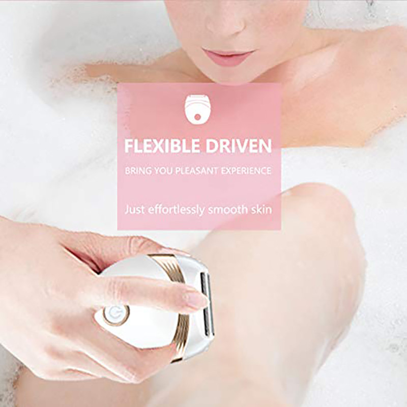 Ηλεκτρική Ξυριστική Γυναικεία ξυριστική μηχανή USB Επαναφορτιζόμενη ξυριστική μηχανή μπικίνι Γυναικεία Σώμα προσώπου Μασχάλη Πόδι Πλάτη Αποτρίχωση συσκευή ξυρίσματος