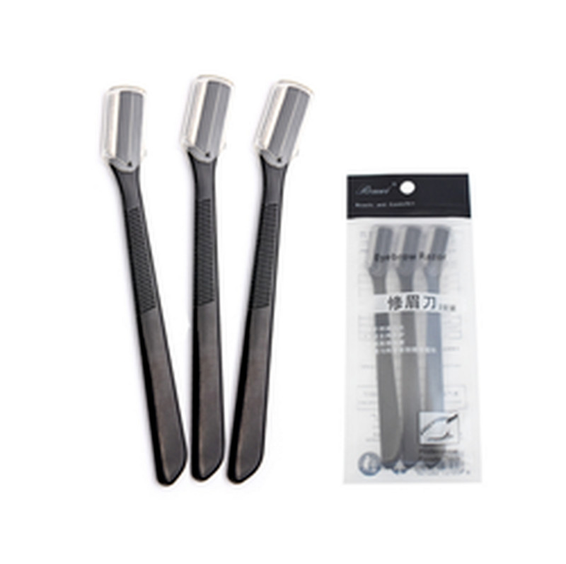 1 tk Turvaline kokkupandav naiste pardel Kulmude lõiketera kriimustusvastane raseerija meigitööriistad Kulmude trimmer, mõeldud raseerija naistele