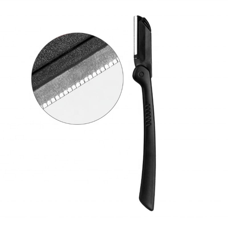 1 tk Turvaline kokkupandav naiste pardel Kulmude lõiketera kriimustusvastane raseerija meigitööriistad Kulmude trimmer, mõeldud raseerija naistele