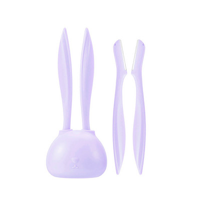 2tk Cute Rabbit Kulme trimmiv raseerija naise pardel Näo-huulepiirkond Jalakarvad koos hoiualusega Meik Ilutööriistad Aksessuaarid