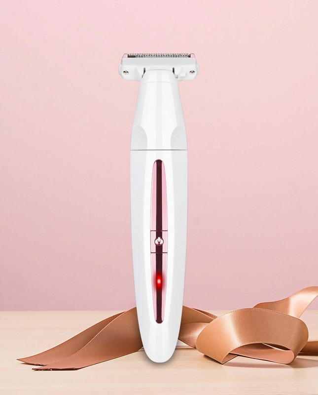 Elektrinė moteriška skustuvas skustuvas Veido kūno kojos rankena atgal bikinio kirpimo mašinėlė, plaunama USB įkraunama plaukų šalinimo skutimosi mašina