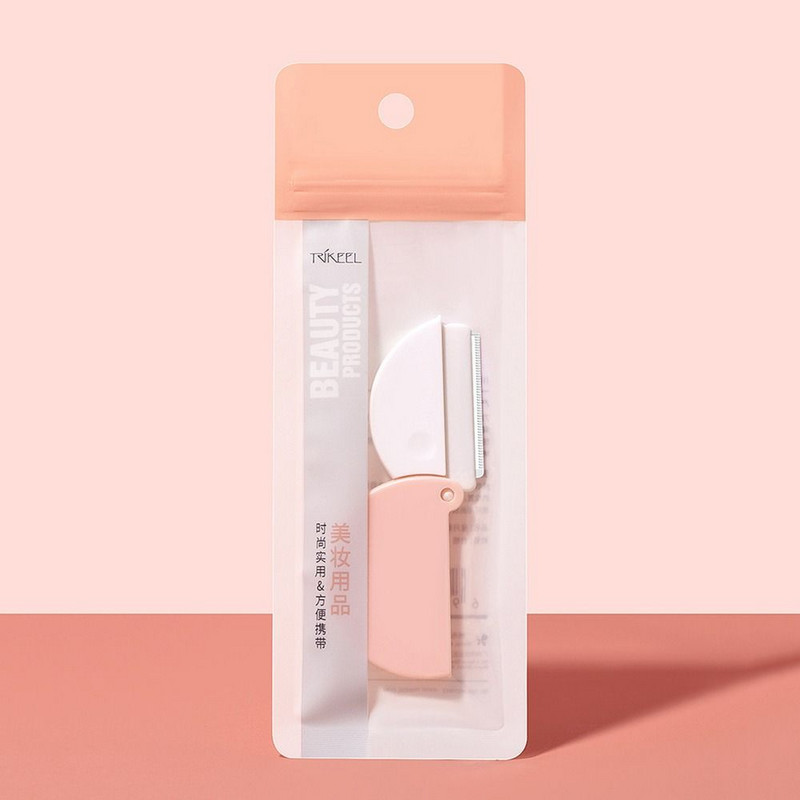 Okrugli trimer za obrve Nož za struganje Sklopivi sigurnosni brijač za žene Šminka Epilacija Rezači za uklanjanje dlačica Kozmetički alati