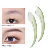 2tk kaasaskantav kulmutrimmer, kaasaskantav ohutu kulmude kujundaja, naiste meeste pardel, näohooldus, kulmude trimmimise tööriistad