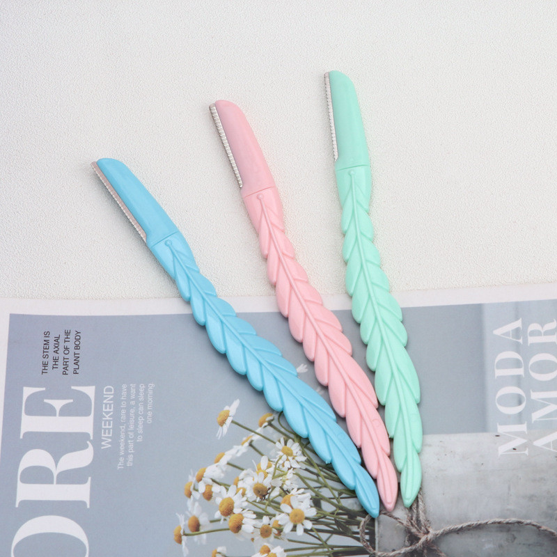 Karsyngirl 3 tk lehekujuline kulmude raseerija, kulmutrimmer, näo ja juuste eemaldamise pardel naistele