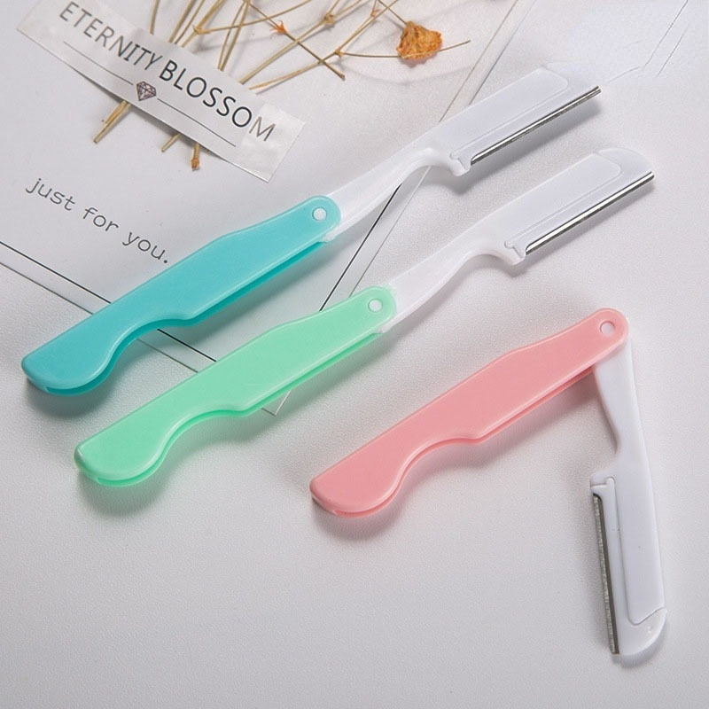 3PCS/Lot Дамски бръснач за лице Лице Тримери за вежди Ножчета Самобръсначка Грим Инструменти за красота