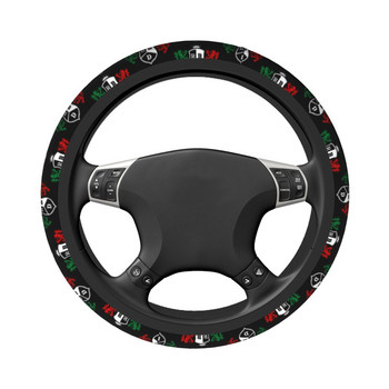 Καλύμματα τιμονιού αυτοκινήτου 38 εκ. Rebelde Mexican Logo Rbd Braid on The Steering Heel Cover Auto Decor Steering-Wheel Braid